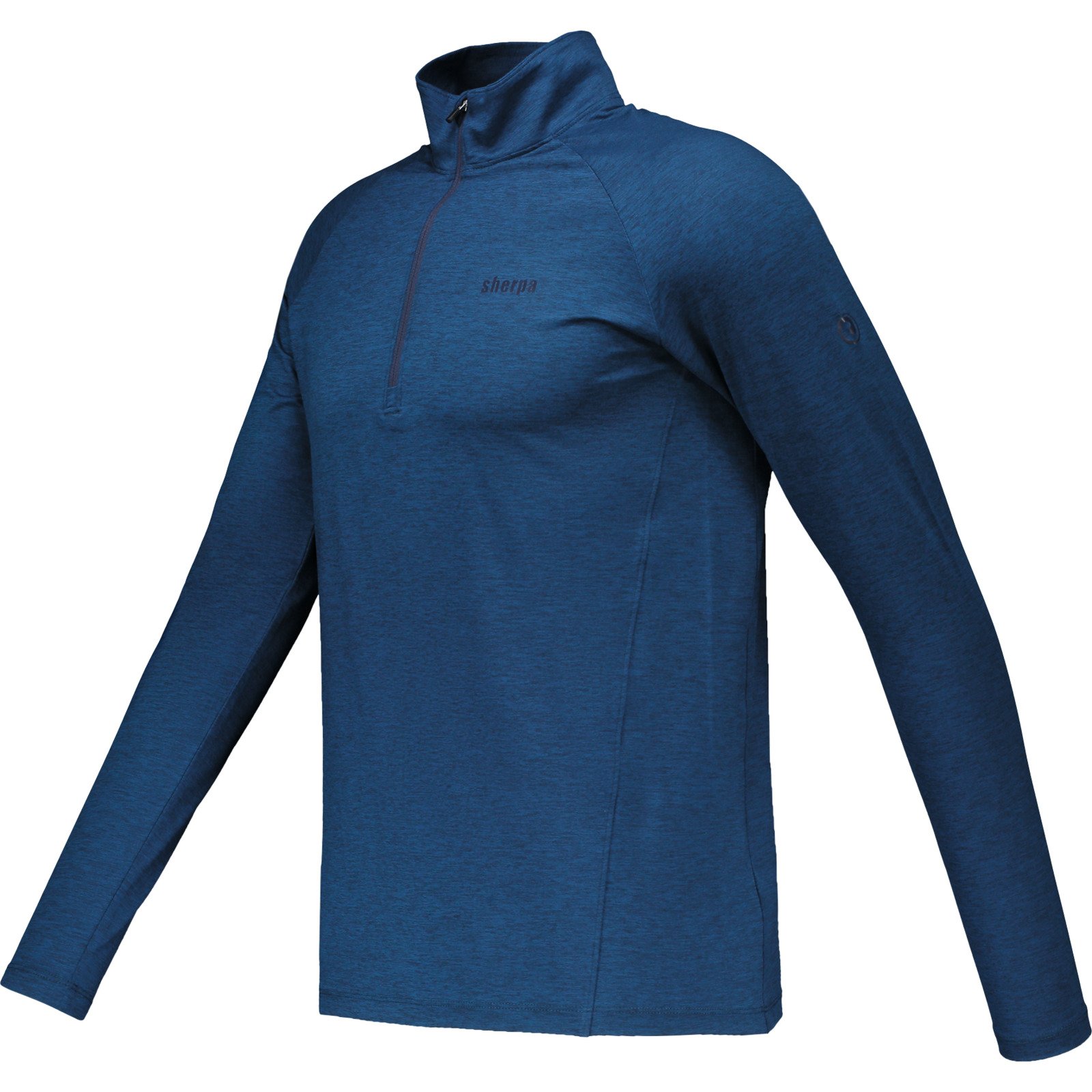 Sherpa Herren-Shirt Wanpur, Halfzip M, petrol