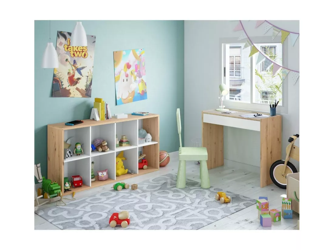 Bureau 1 tiroir Noa - L82 cm