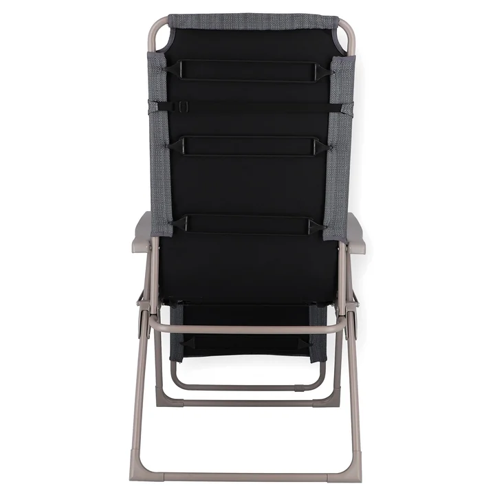 Fiam - Amida Soft Relaxliege, Aluminium / schwarz