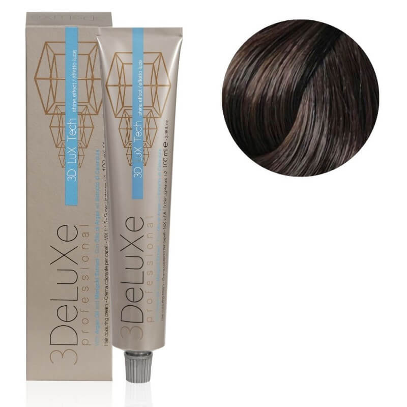 Crème colorante 5.1 chatain clair cendré 3Deluxe Pro 100ML