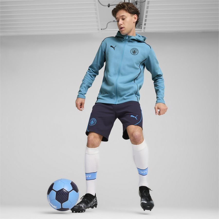 Manchester City Sweat à Capuche Casuals - Magic Blue/Bleu Marine