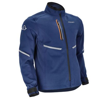 Veste enduro Acerbis X-DURO WATERPROOF 2024 - Bleu / Orange