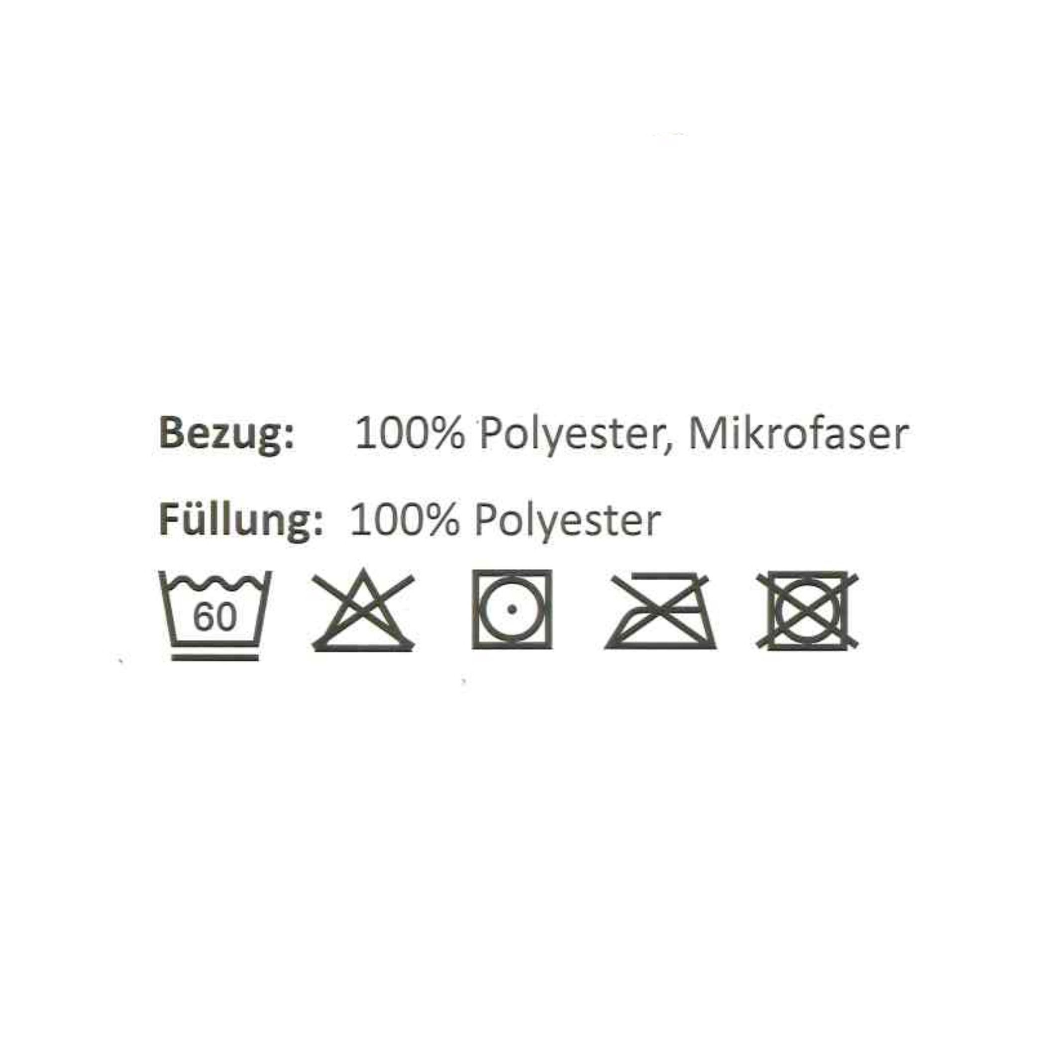 Seitenschläferkissen gesteppt 40x145 cm Atmungsaktives Stillkissen Alergiker geeignet