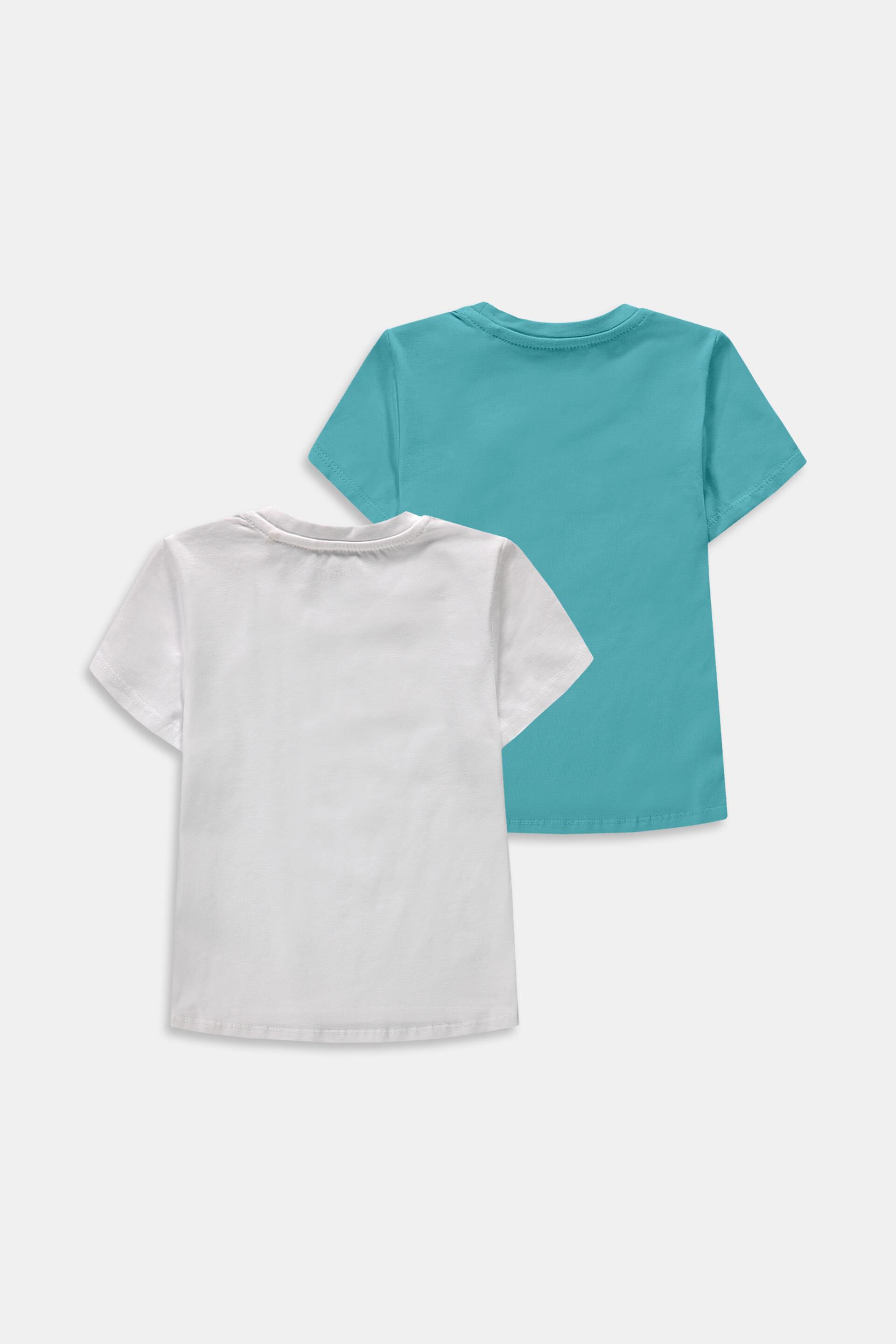 Lot de 2t-shirts à imprimé logo