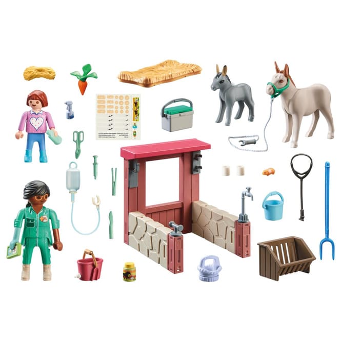Playmobil® 71471 - Starter Pack Tierarzteinsatz bei den Eseln - Playmobil® Country
