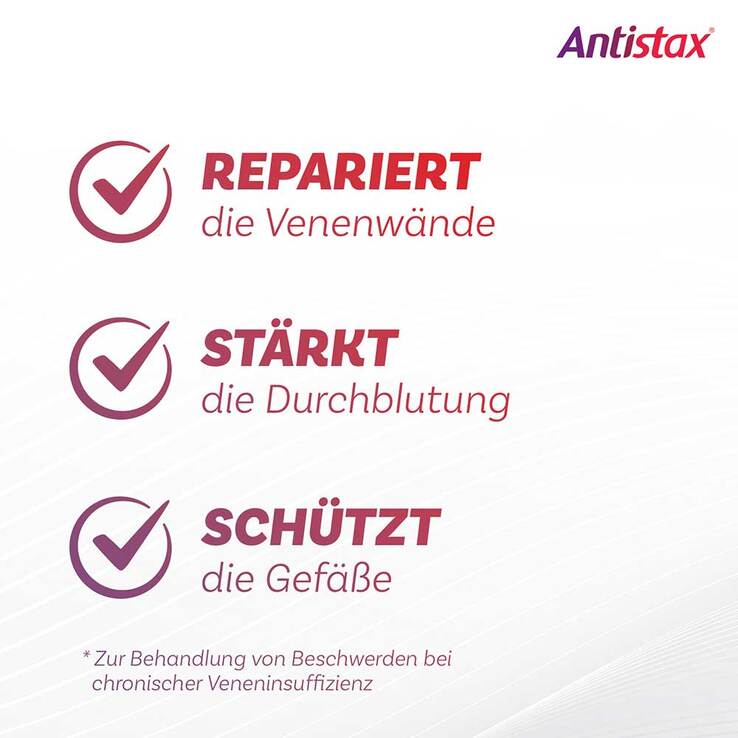 Antistax extra Venentabletten bei Krampfadern, 90 St