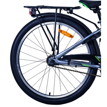 Volare Cross kinderfiets donker grijs 24 inch