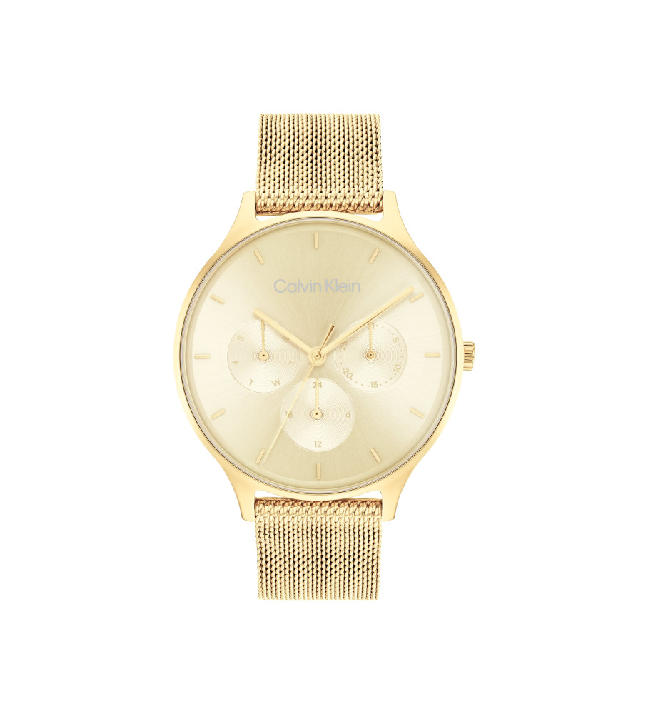 Relógio analógico Calvin Klein Fashion dourado