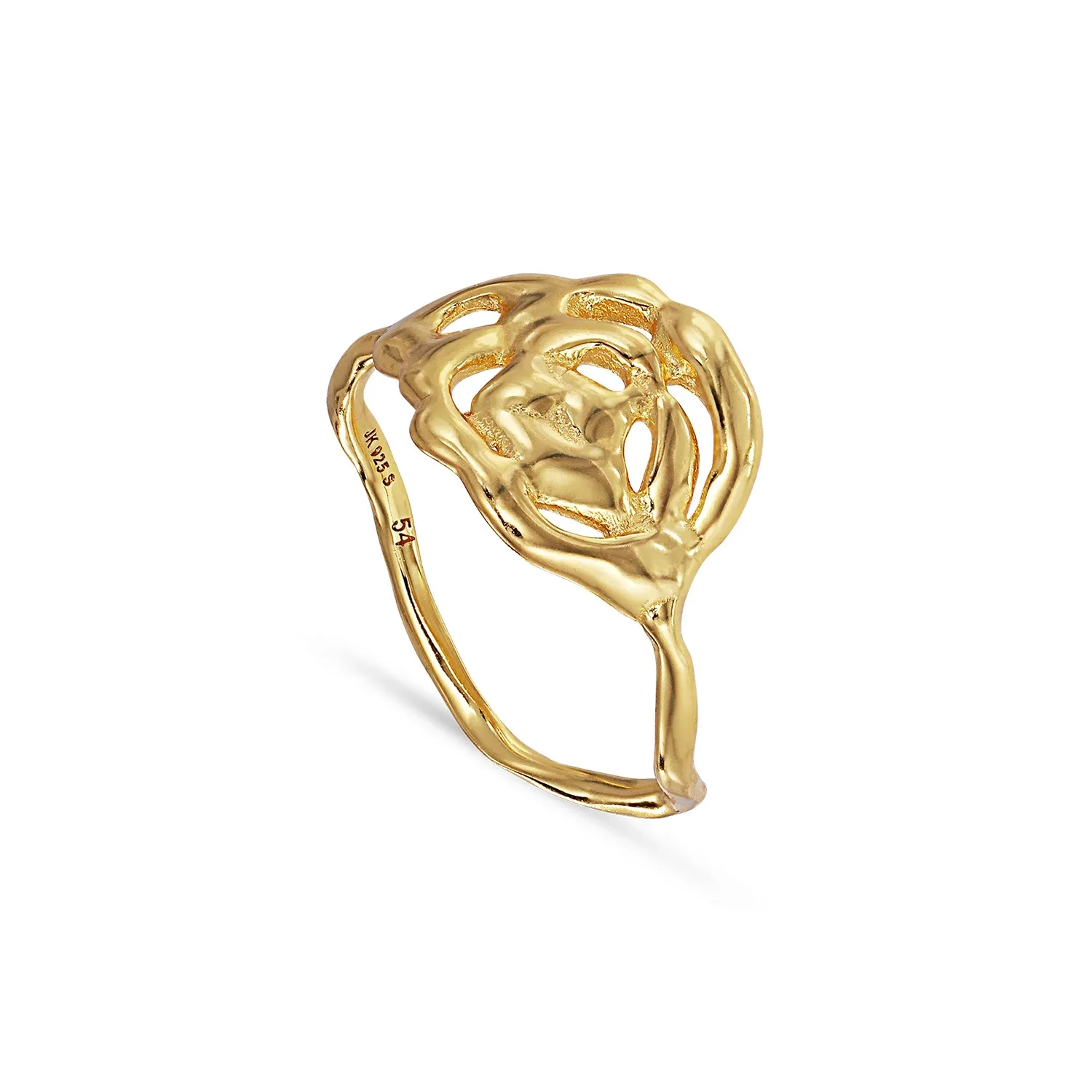 Jane Kønig Rose Ring 18 kt. Forgyldt Sølv RR-HOL23-G