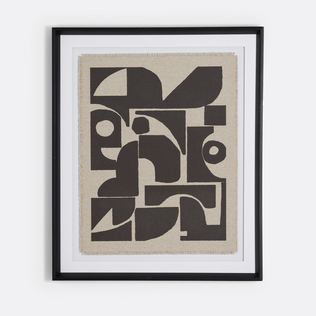 LA REDOUTE INTERIEURS<br>Moldura com motivo linho 50 x 60 cm, Albio