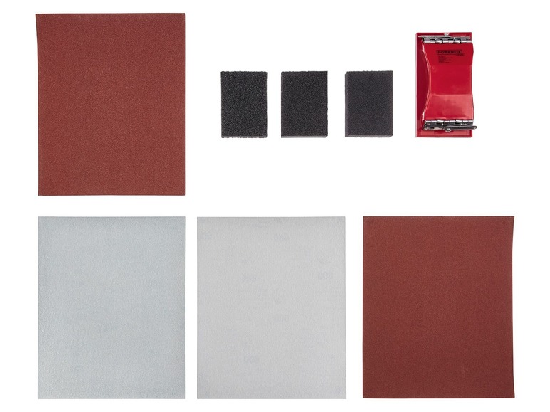 Handschuurpapierset 24-delig