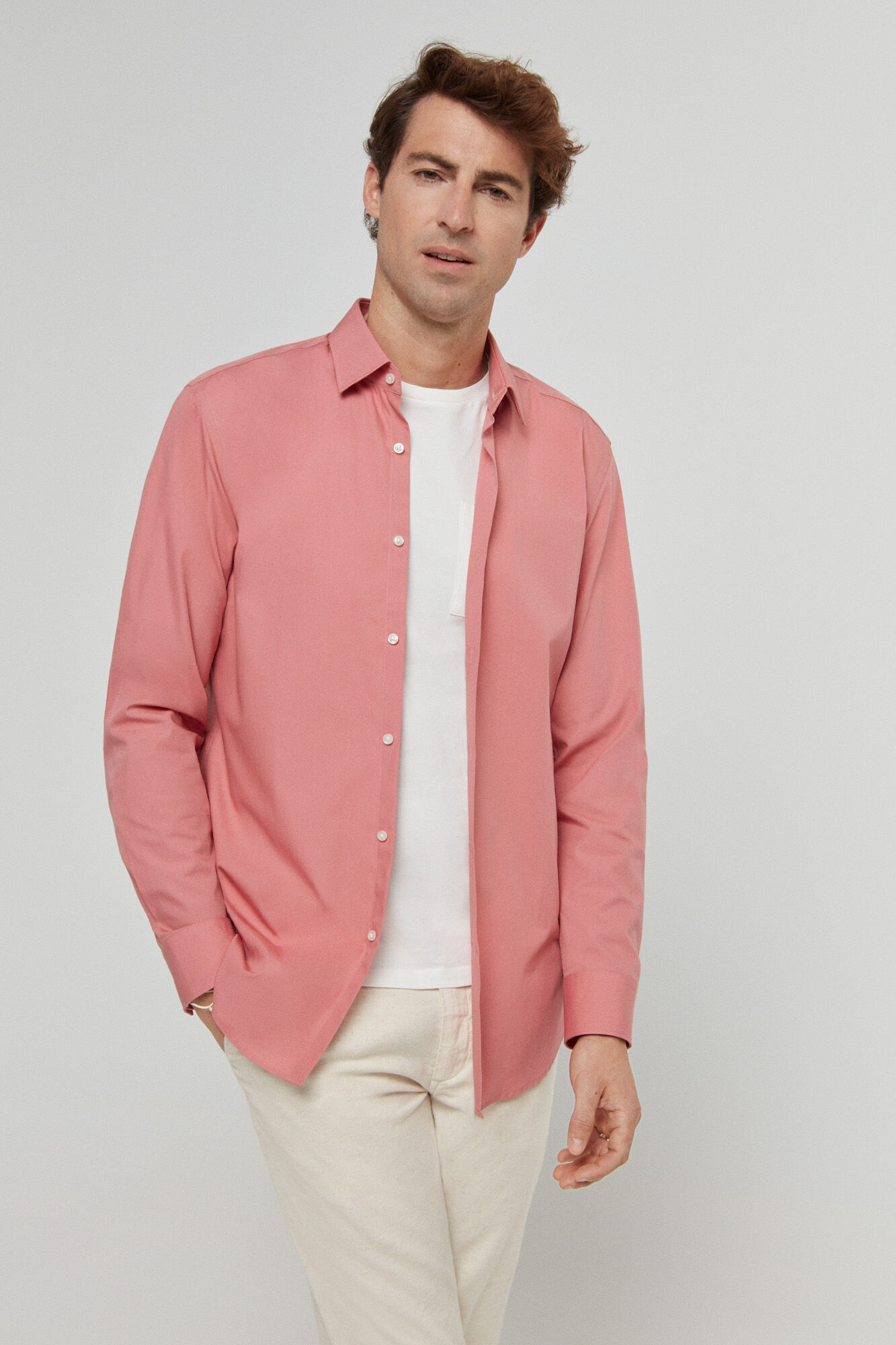 Camisa social - rosa