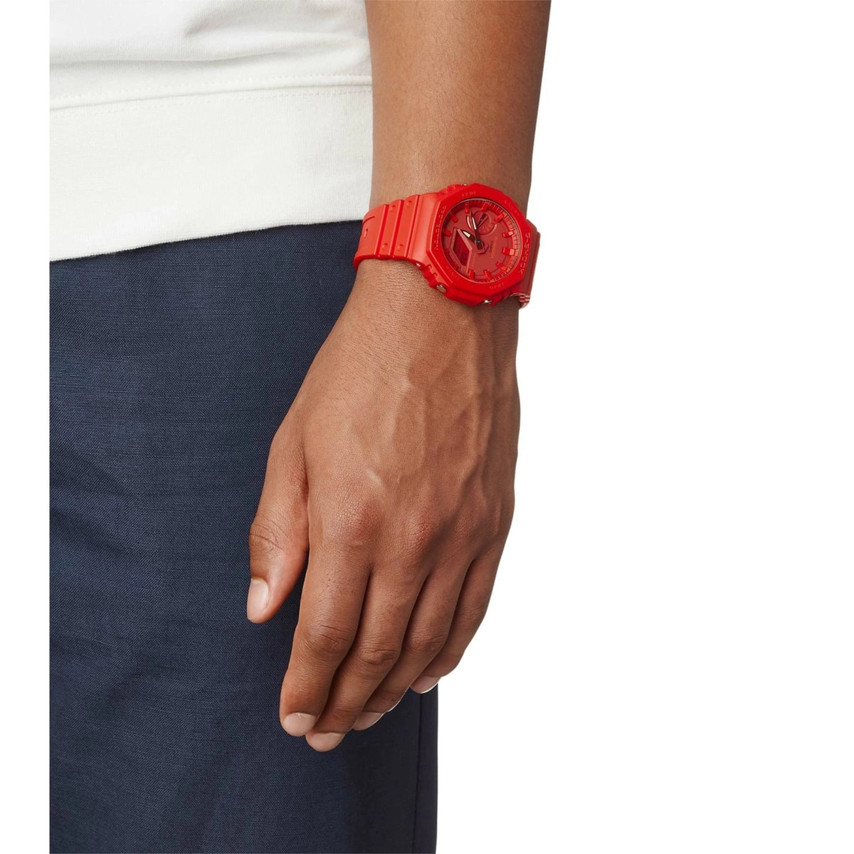 Montre G-SHOCK homme résine rouge