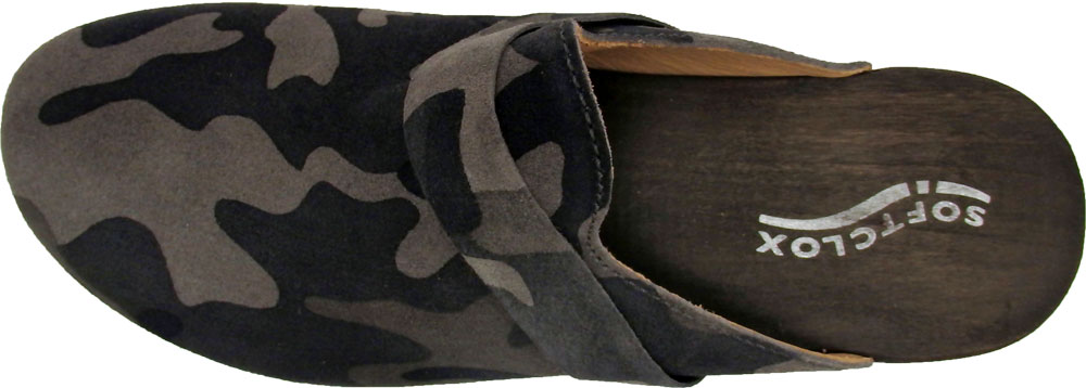 Softclox Clog TAMINA camouflage granit