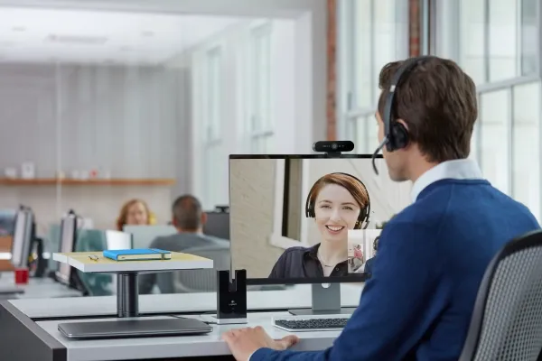 Logitech® | BRIO 4K Ultra HD webcam - Webcam - farve - 4096 x 2160 - audio - USB