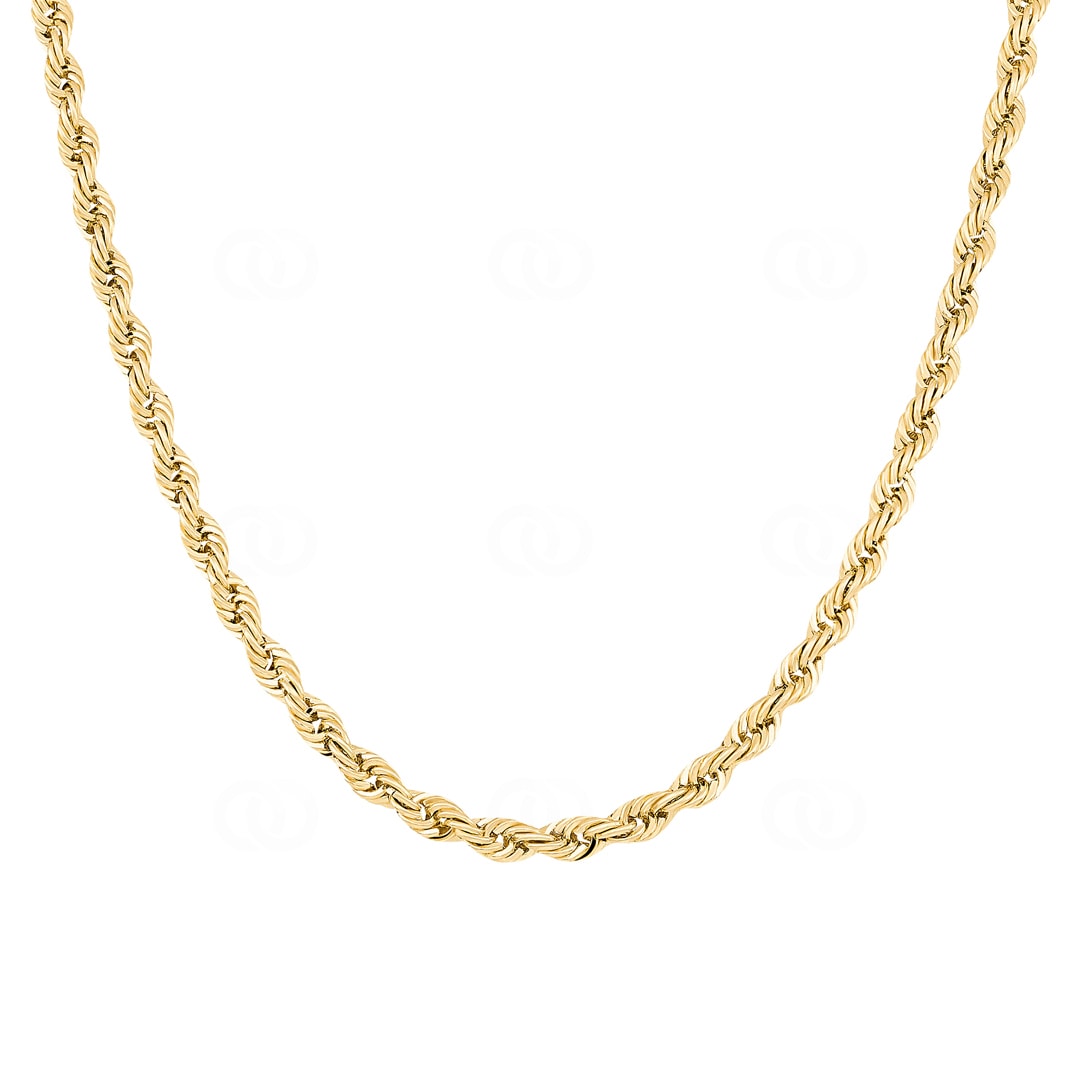 4.0mm Kordelkette 750/18 K Gelbgold halbmassiv