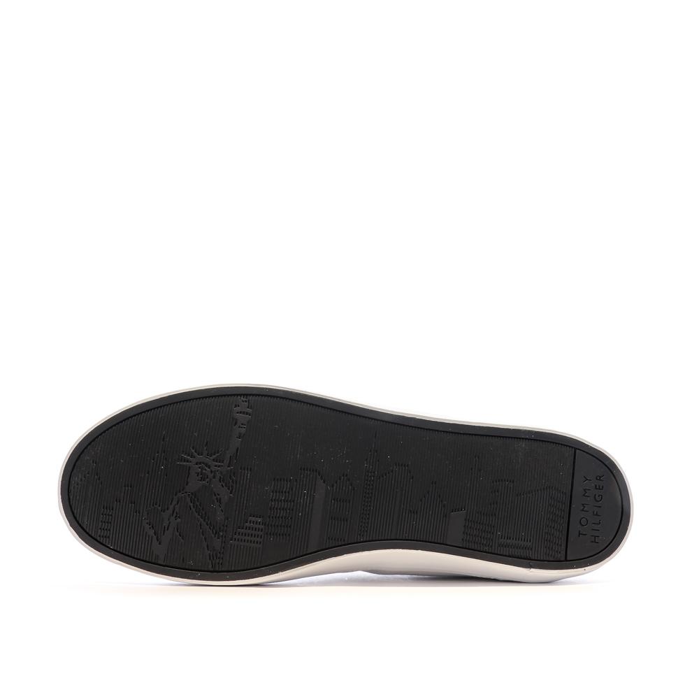 Tommy Hilfiger Baskets Blanche/Marine Rayures Homme Tommy Hilfiger Détail