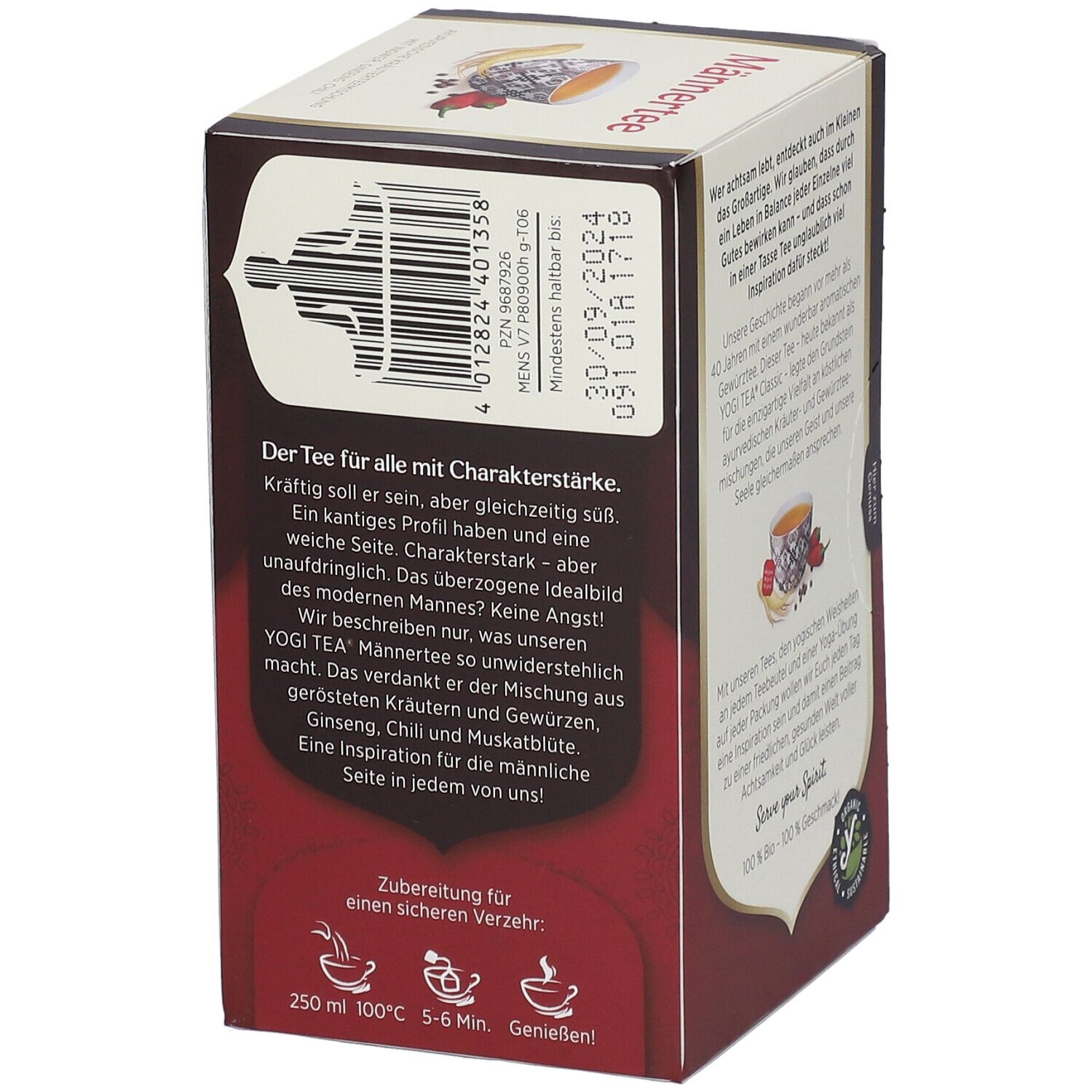 YOGI TEA® Männertee, Bio Kräutertee