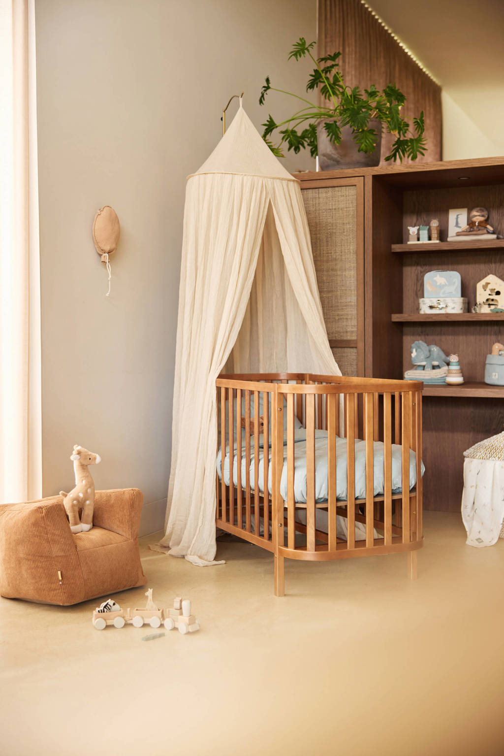 corduroy kinderfauteuilCaramel