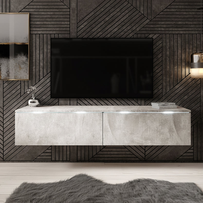 Dixon - TV-Meubel - Betonlook - 140 cm