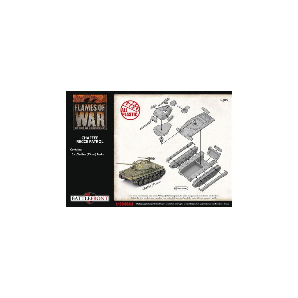 Flames of War - Chaffee Recce Patrol