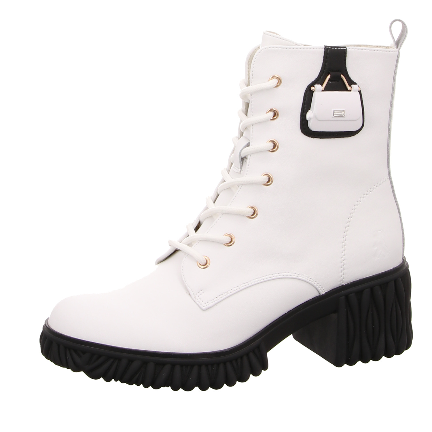 2 GO Shoe Stiefelette weiß weiss/weiss kombi