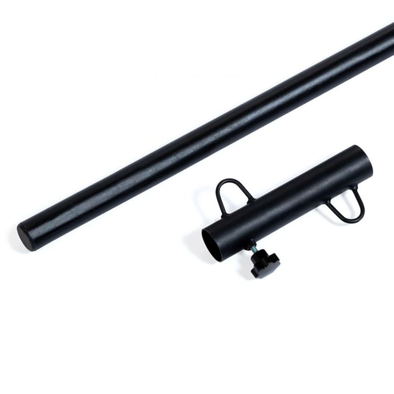 Pratik Garden 2 Poteaux ajustables pour voile d'ombrage noirs - 23 x3.5 cm