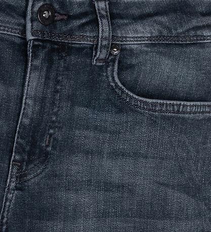 Indisch Blue Jeans Jeans - Weit Straight Fit - Dark Grey Denim