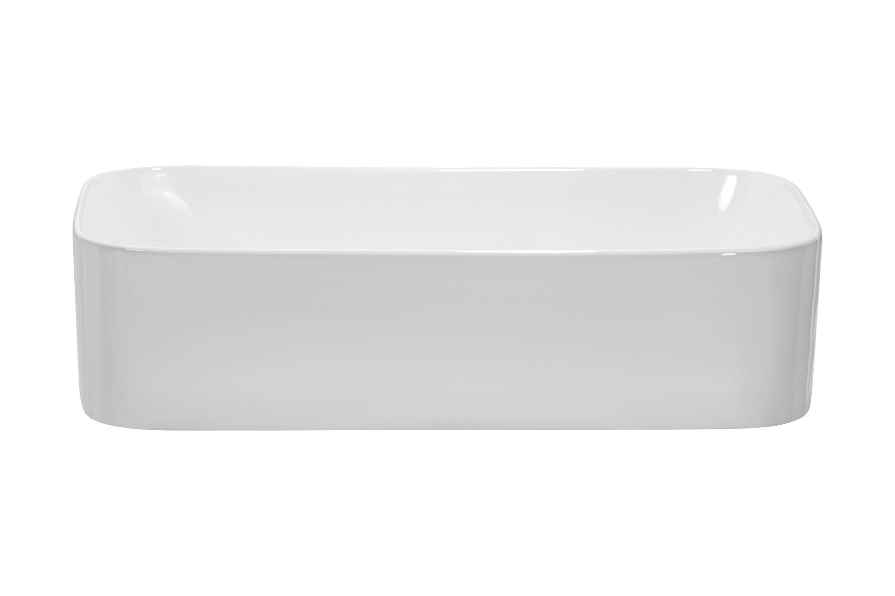 Comad Kati wastafel 61x15cm glans wit