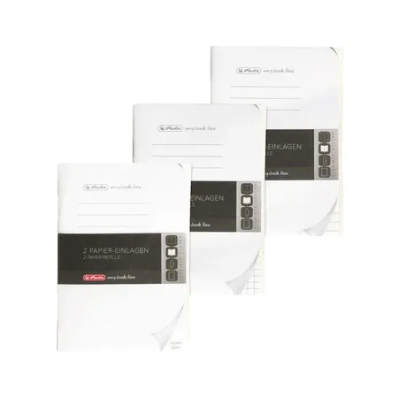 Herlitz Refill Flex A6 kariert My Book 2 x 40 Blatt