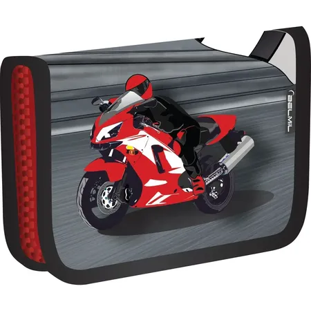 Belmil Schulranzen Mister & Missy Free Racing 2 Set, 4-teilig