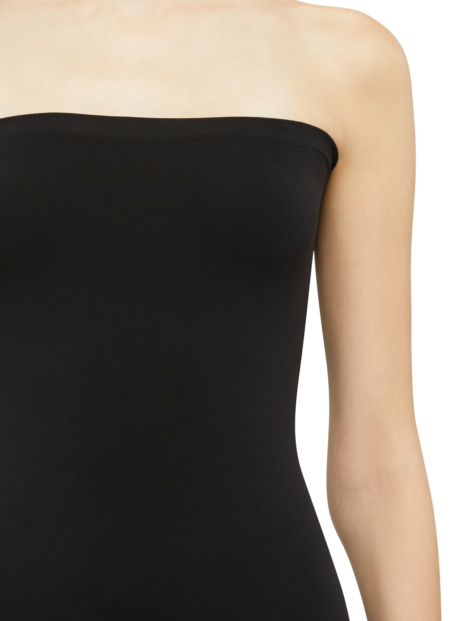 FATAL - Robe longue moulante | Noir