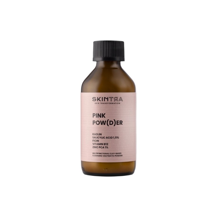 SkinTra Pink Powder multifunktionales Reinigungs- und Enzympulver auf Tonbasis 40 g