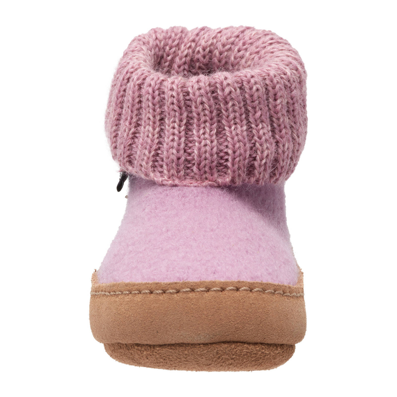 Bergstein wollen pantoffels roze