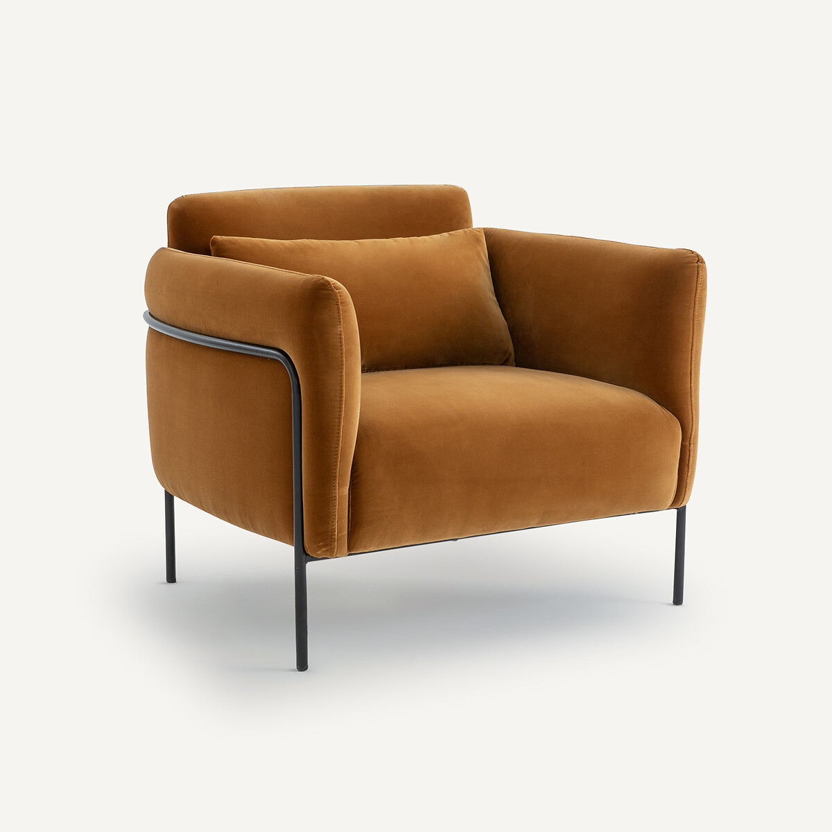 AM.PM<br>Poltrona em fluweel, Alistair