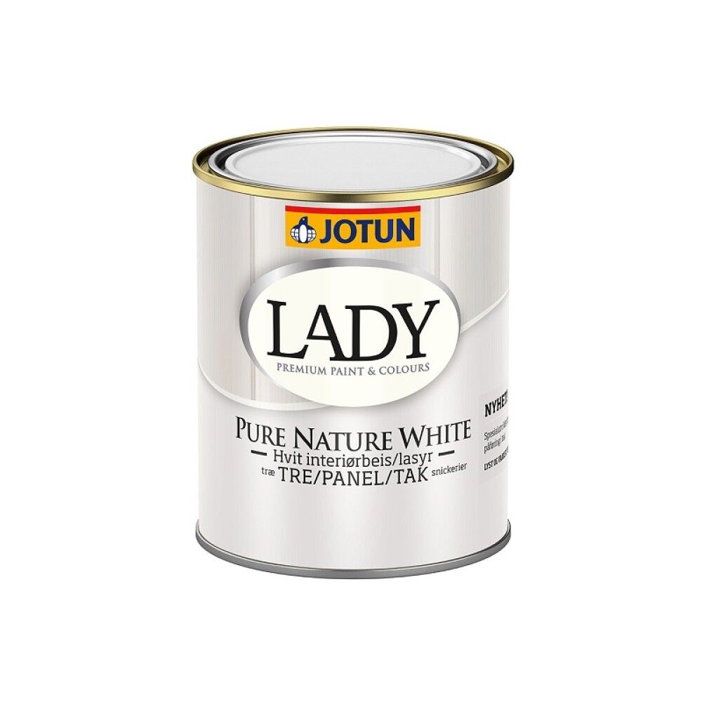 BEIS JOTUN LADY PURE NATURE HVIT 0,75L