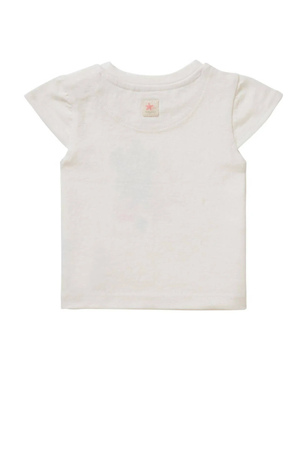 Noppies baby T-shirt met printopdruk ecru