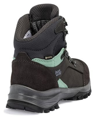 Chaussures de Randonnée Femme Hanwag Alta Bunion II Gore-Tex Noir/Menthe Femme