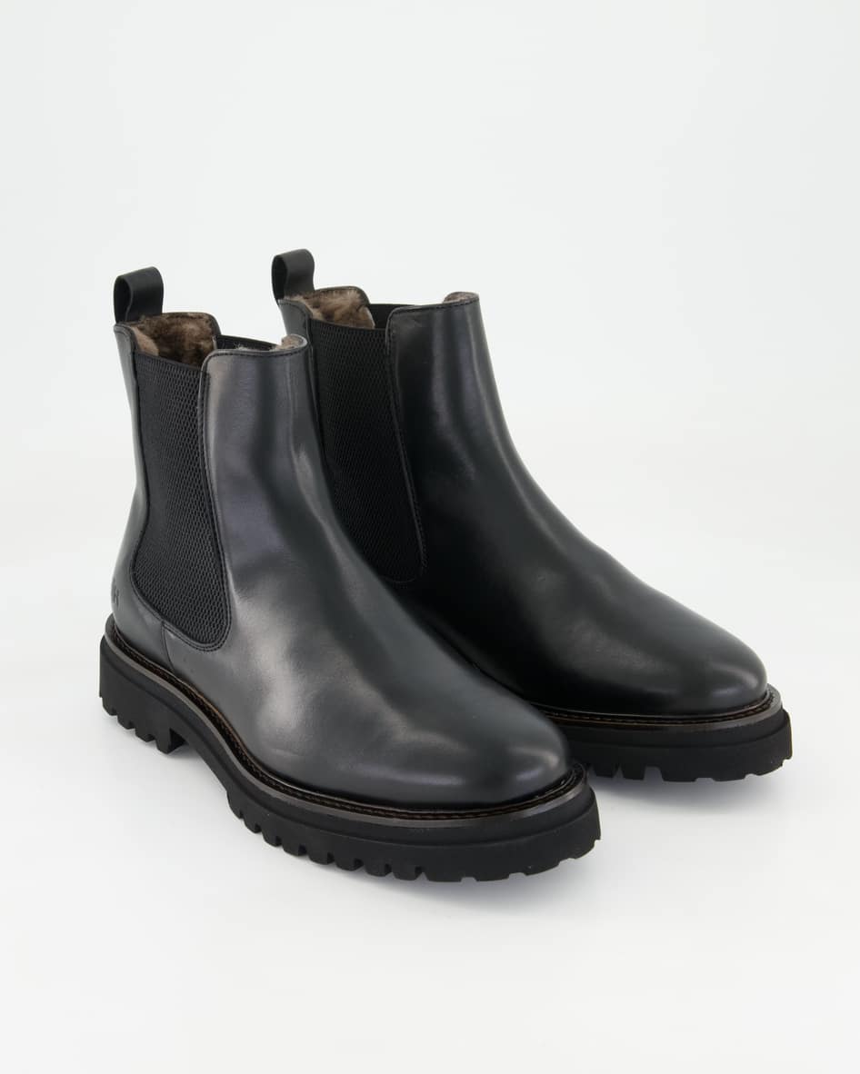 Zahira B-2549 Chelsea Boots in Schwarz