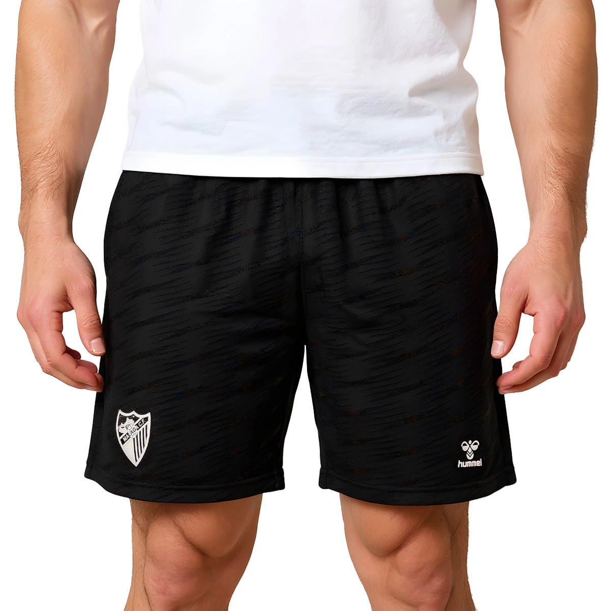 Calções Hummel Malaga CF Segundo Equipamento 2025-2026