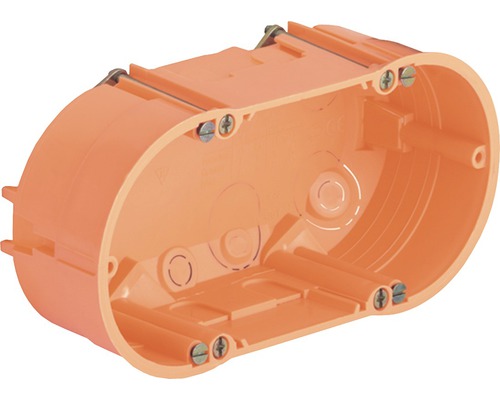 Kaiser 9062-02 Hollewand-apparaatdoos, 2-voudig, T47 mm, 10 stuks