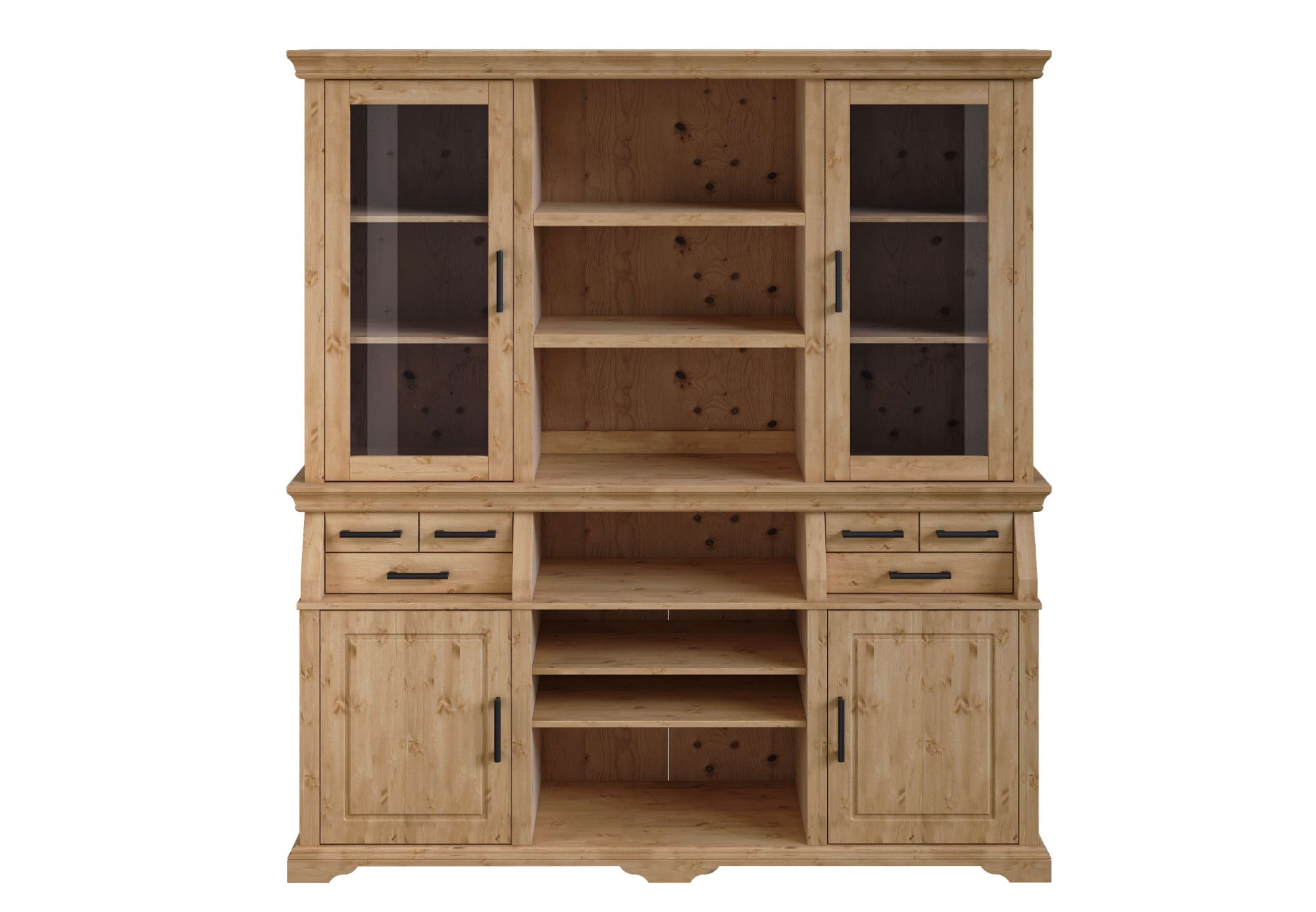 Home affaire Buffet »Anabel« zertifiziertes Massivholz, Breite 186 cm, Höhe 199 cm