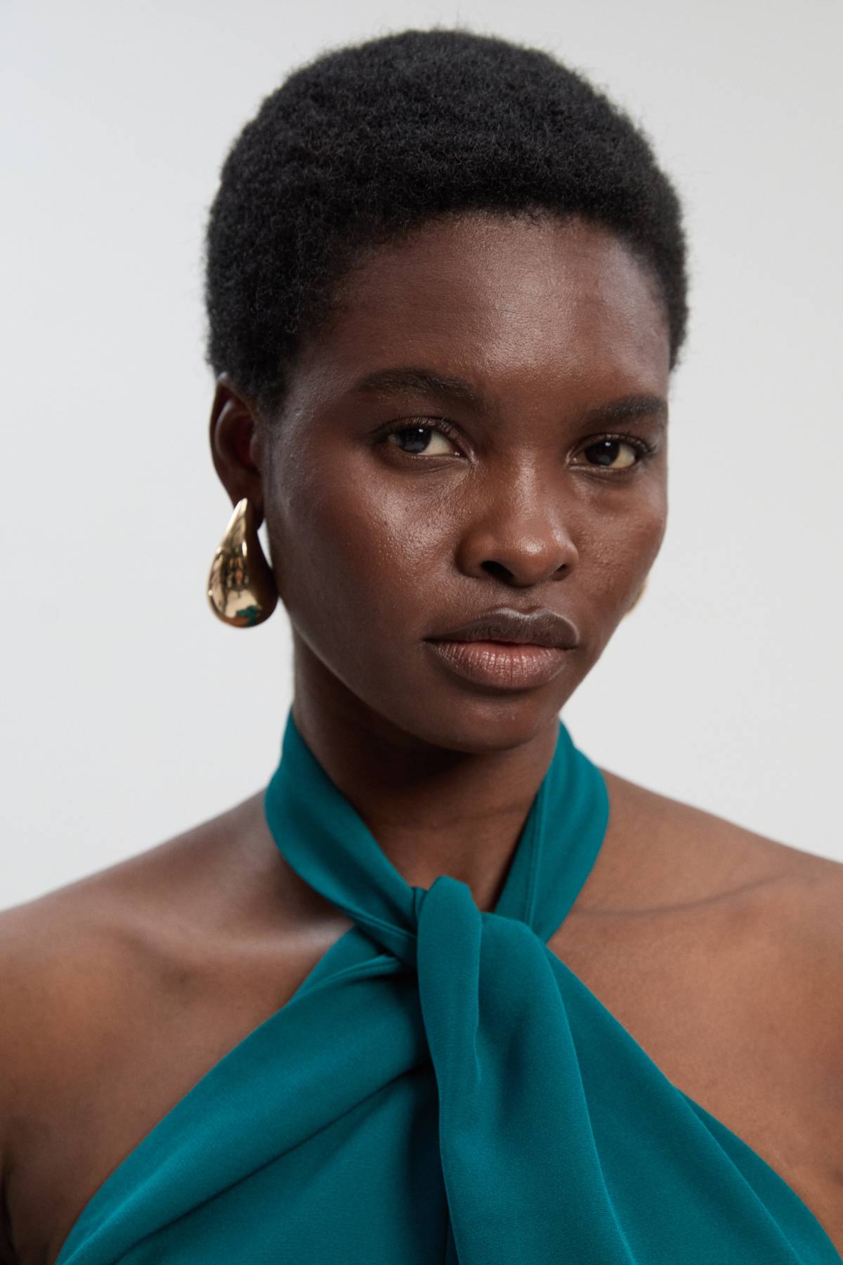 KarenMillen Combinaison Petite à Jambes Larges avec Détails de Finition Tailleur Souple