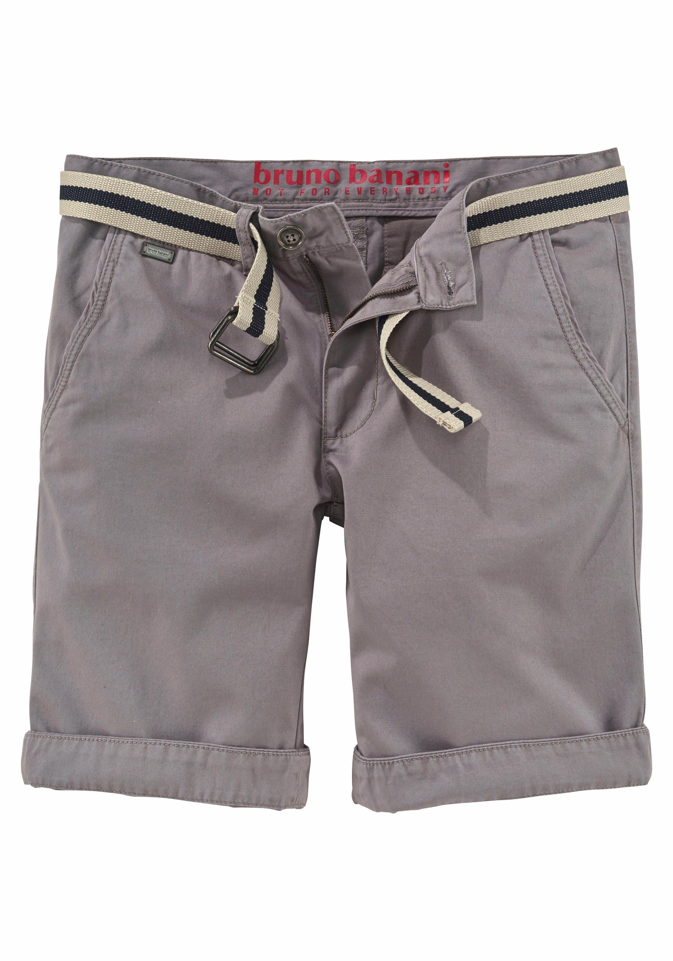 Bruno Banani Chinoshorts  inklusive Gürtel