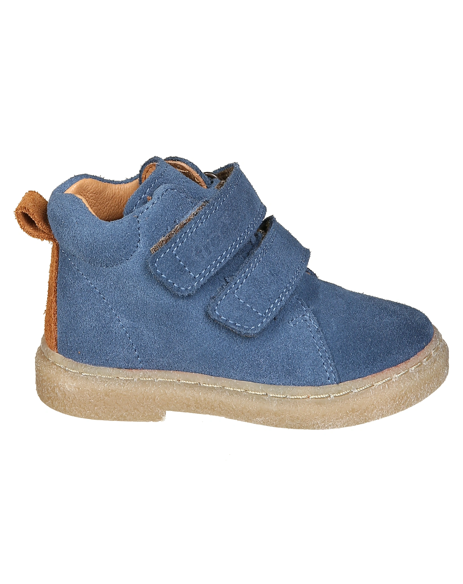 Klett-Booties WRENY SUEDE halbhoch in denim