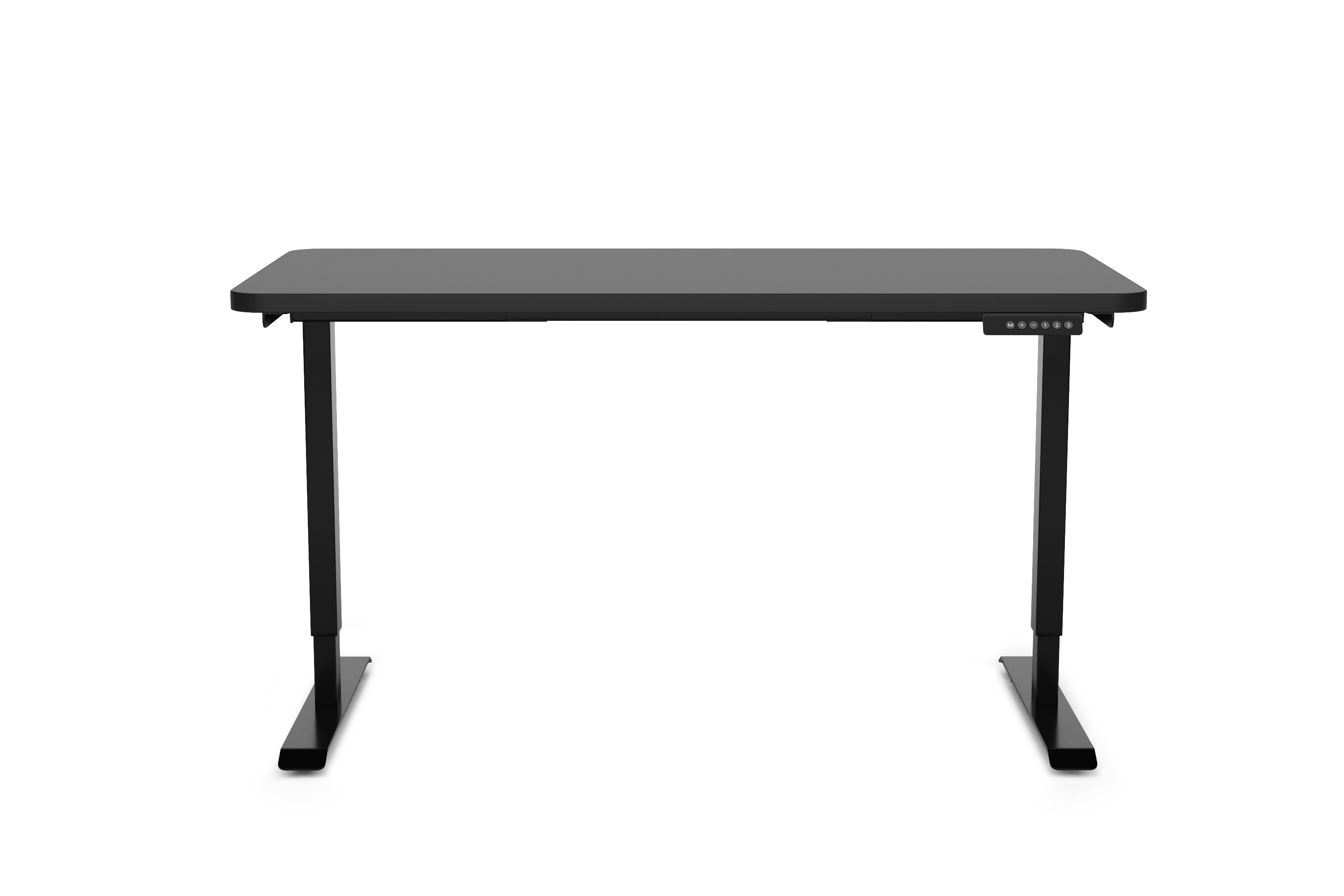Stehpult elektrisch PREMIUM schwarz 120 x 60 cm