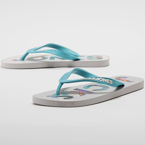 Tongs Logo Palm Gris