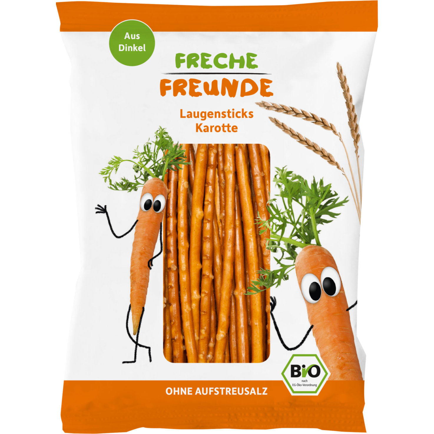 Freche Freunde Bio Laugensticks Karotte 36+ Monate