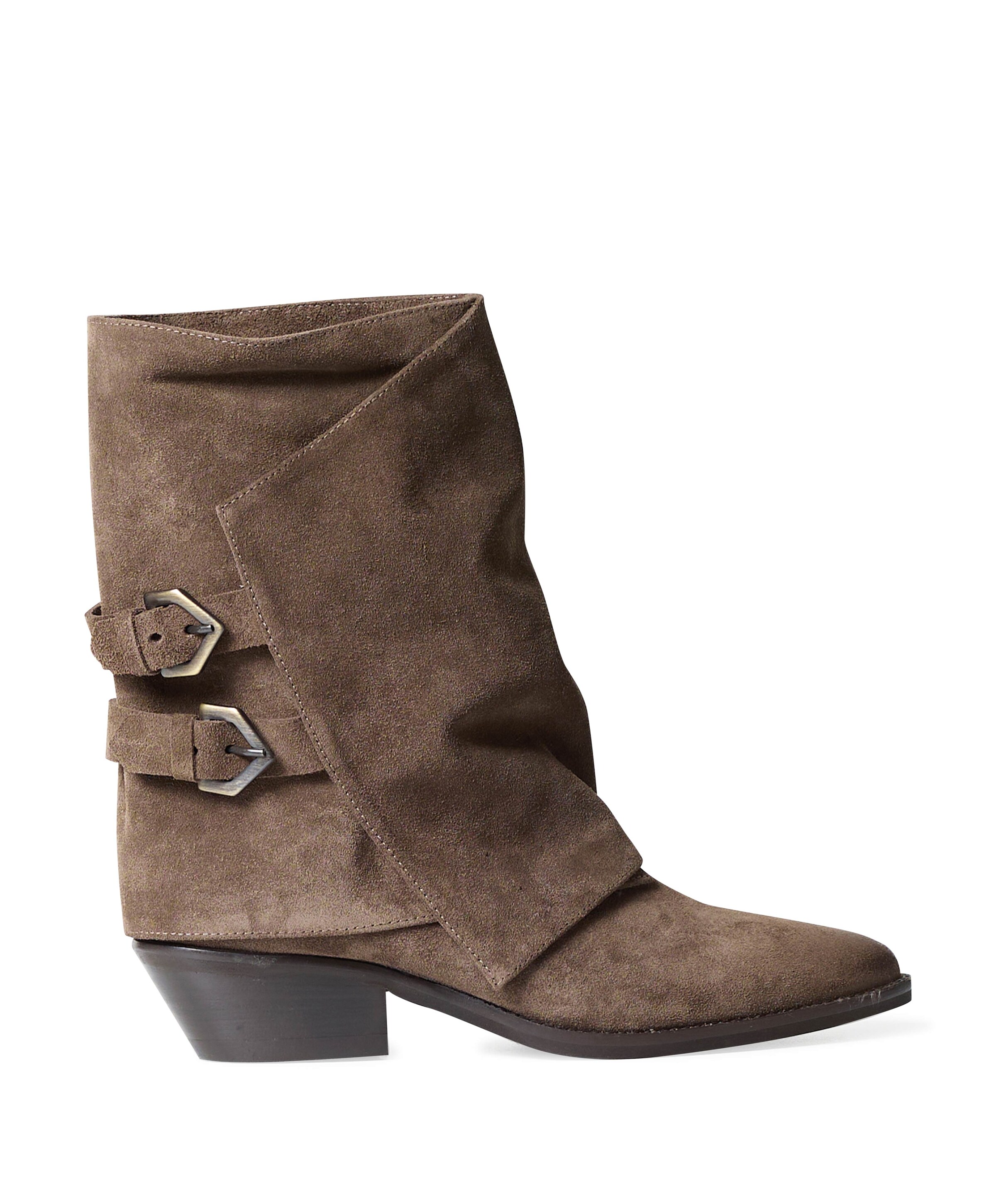 Julie Dee dames enkellaarzen beige