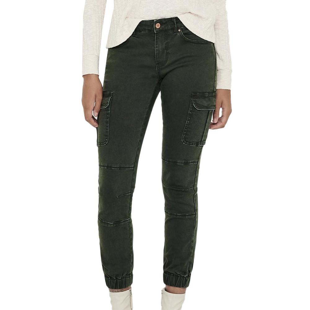 Only Pantalon Cargo Kaki Femme Only Missouri